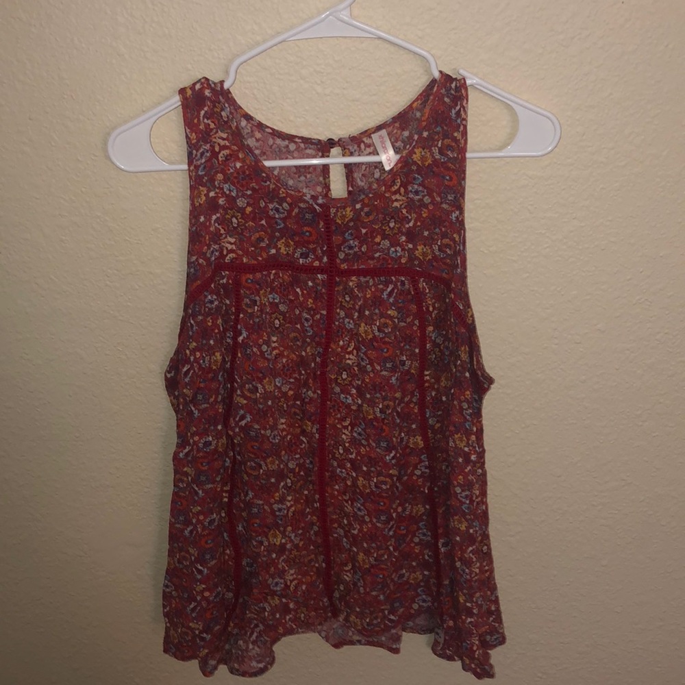 Floral tank top